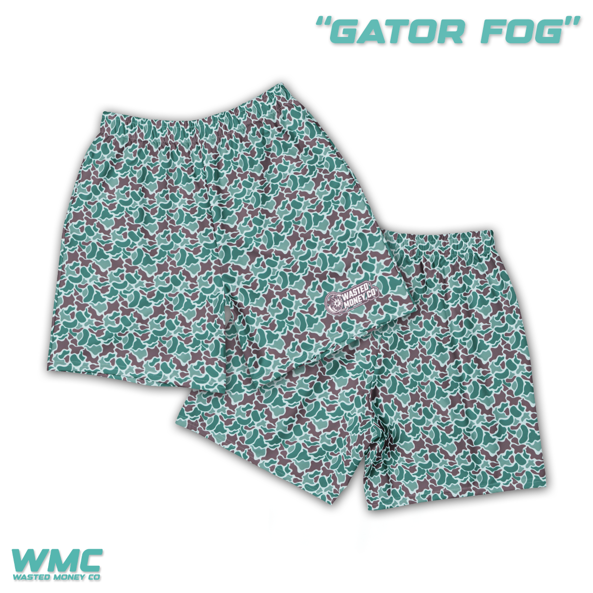 Premium "Gator Fog" Shorts