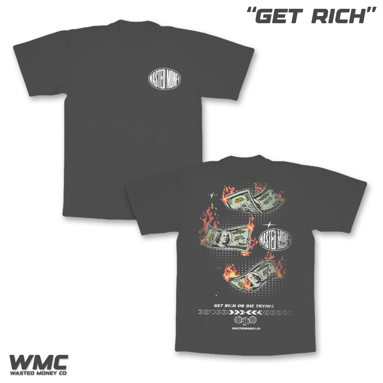 Premium Get Rich Tee