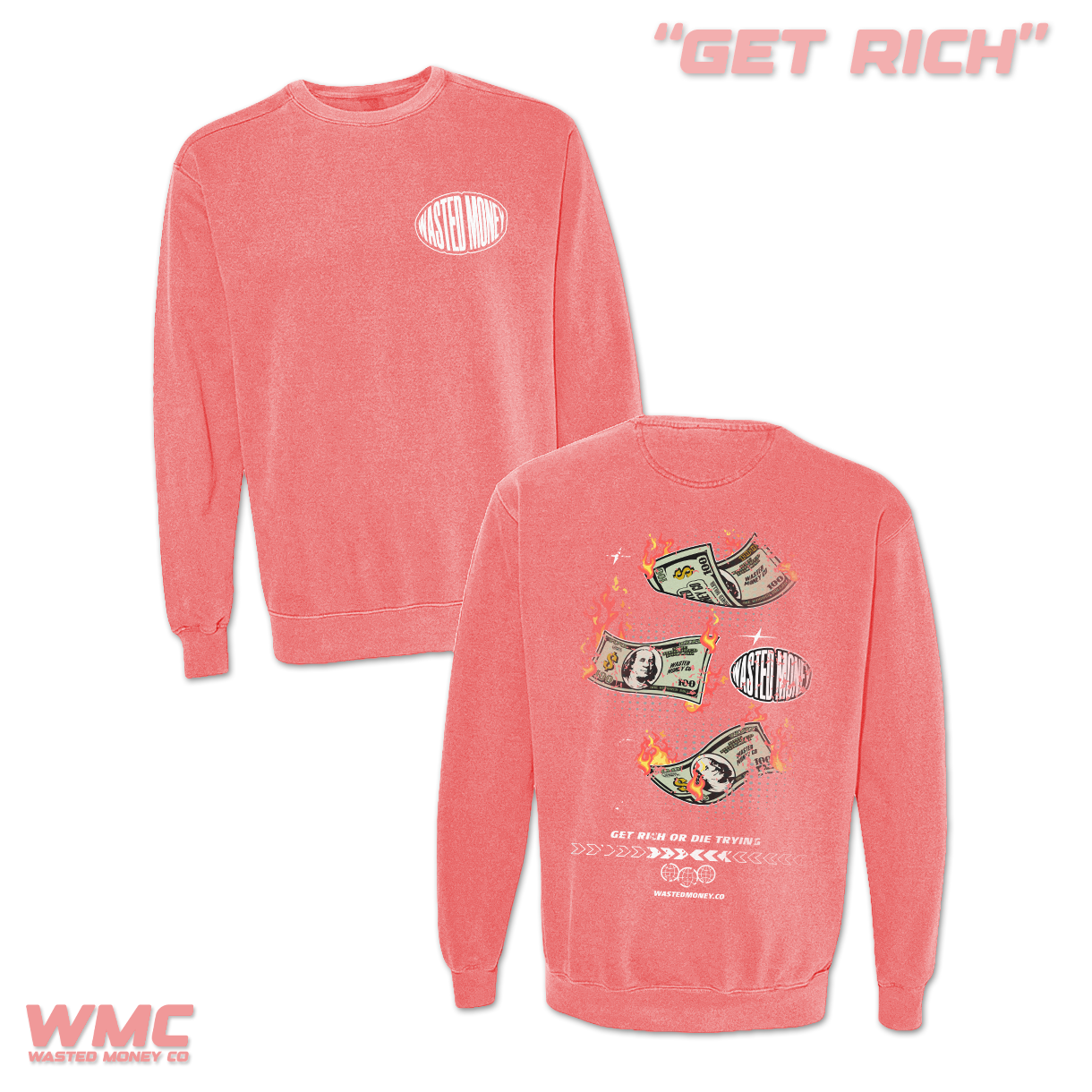 Premium Get Rich Sweatshirt