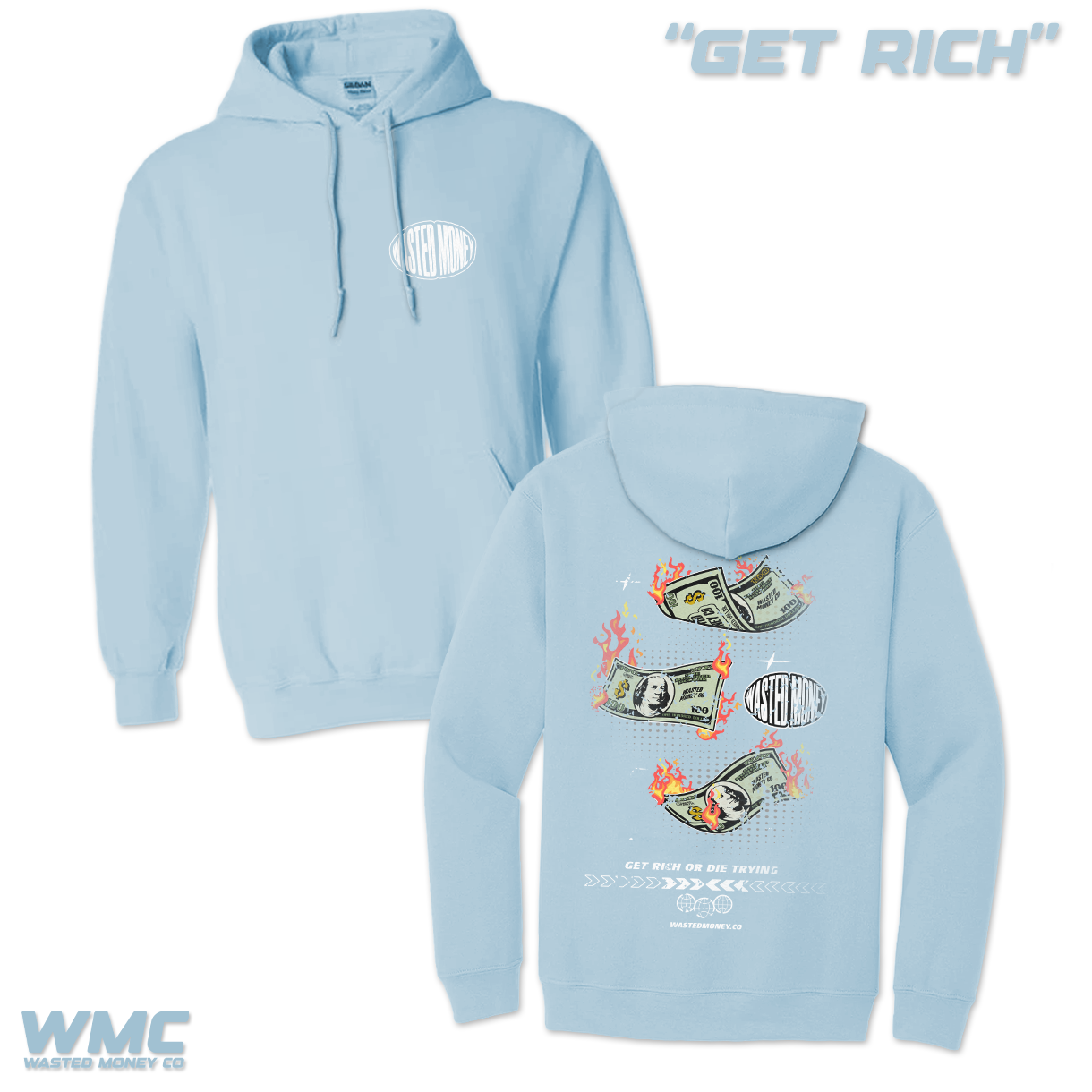 Premium Get Rich Hoodie