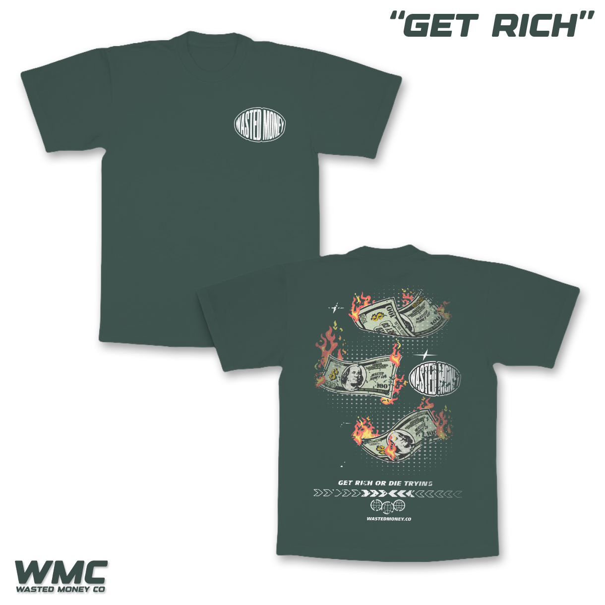 Premium Get Rich Tee