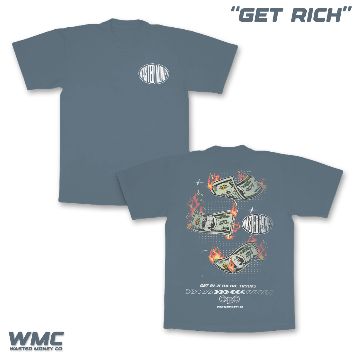 Premium Get Rich Tee